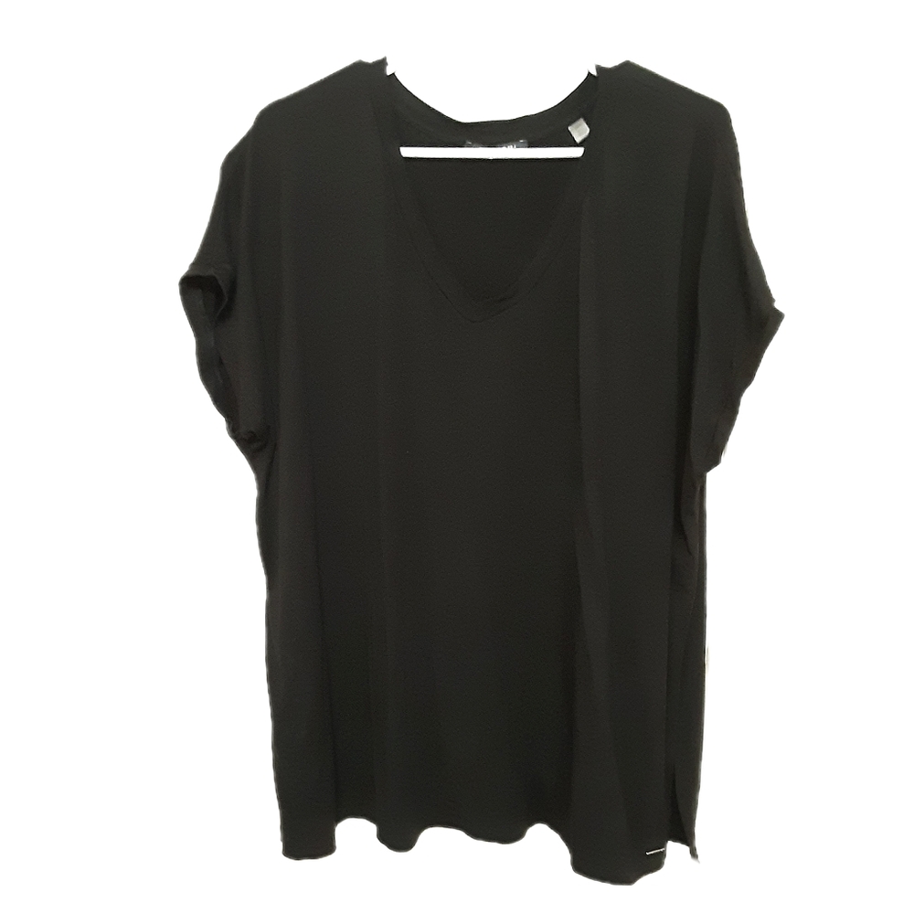 Tahari Black Tee Shirt Womens 1X